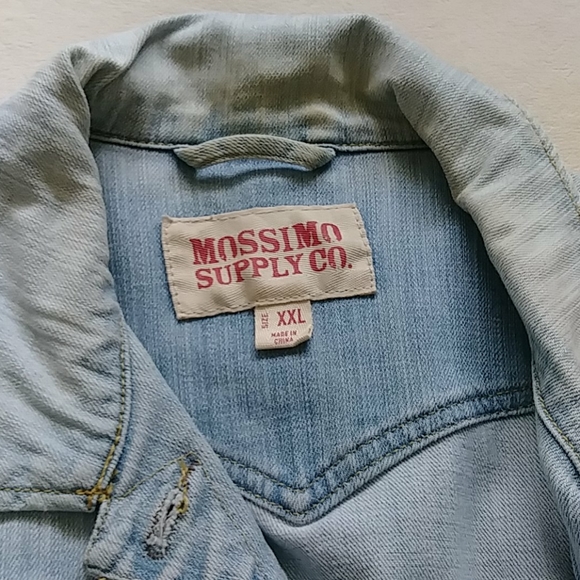 Light Wash Strech Denim Jacket - Picture 6 of 13